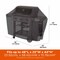 Modern Leisure Chalet 48 in. Grill Cover, 48 in. L x 23 in. W x 44 in. H, Black 2975 - alternate 5